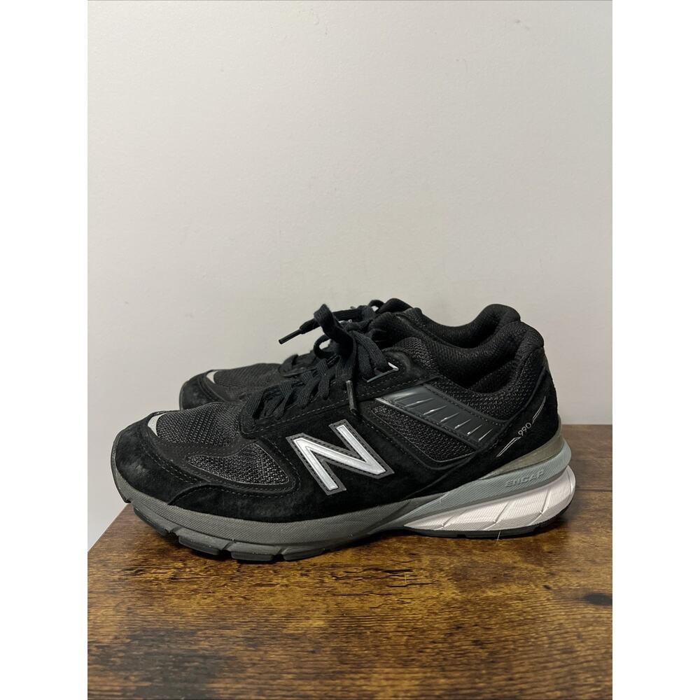 New Balance 990v5 Black/Silver Women’s Sz 9.5B ~ MADE IN USA, W990BK5 - Picture 5 of 13